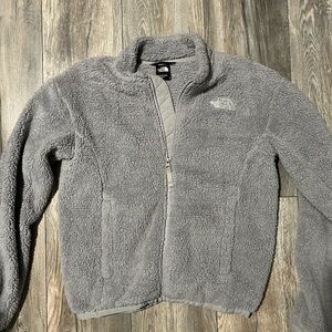 The North Face Light Grayish Blue Fleece Jacket